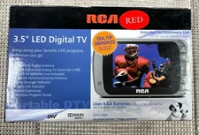 RCA DHT235A LED Digital Antenna TV 3.5" Red New Open Box