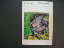 FRANK AUERBACH MARLBOROUGH FINE ART EXHIBITION CATALOGUE JANUARY 1971 SCARCE