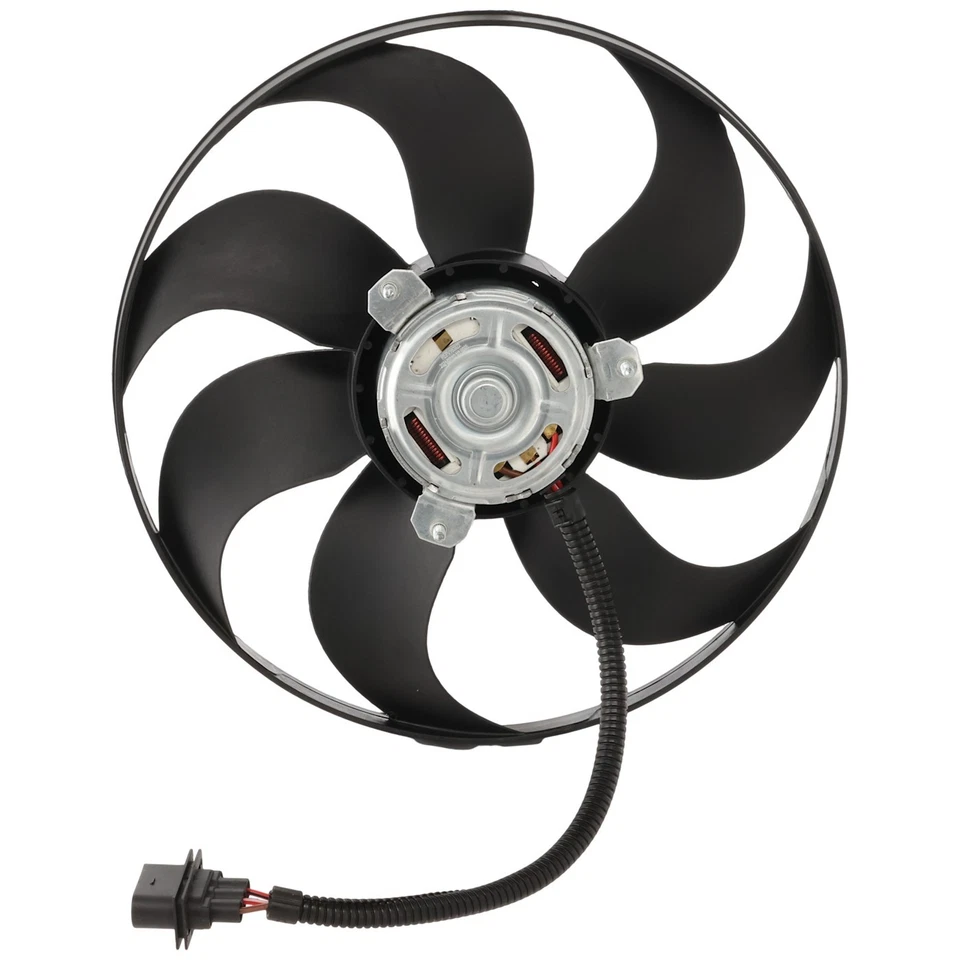 Radiator Cooling Fan For 98-2006 Volkswagen Beetle Left Side - Image 3 of 4