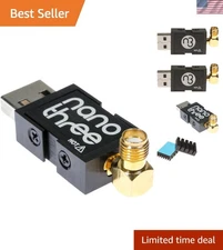 -  Tiny RTL-SDR w/Aluminum Enclosure, 0.5PPM TCXO, SMA & MCX Input & Custom H...