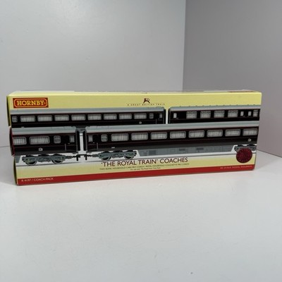 OO Scale Hornby R4197 The Royal Train Coaches 3 car set MK3 & MK2 2918 2919 2920