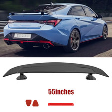 Universal Rear Trunk Spoiler Lip Roof Tail Wing 55inches For Hyundai Elantra Universal Rear Trunk Spoiler Lip Roof Tail Wing 55inches For Hyundai Elantra