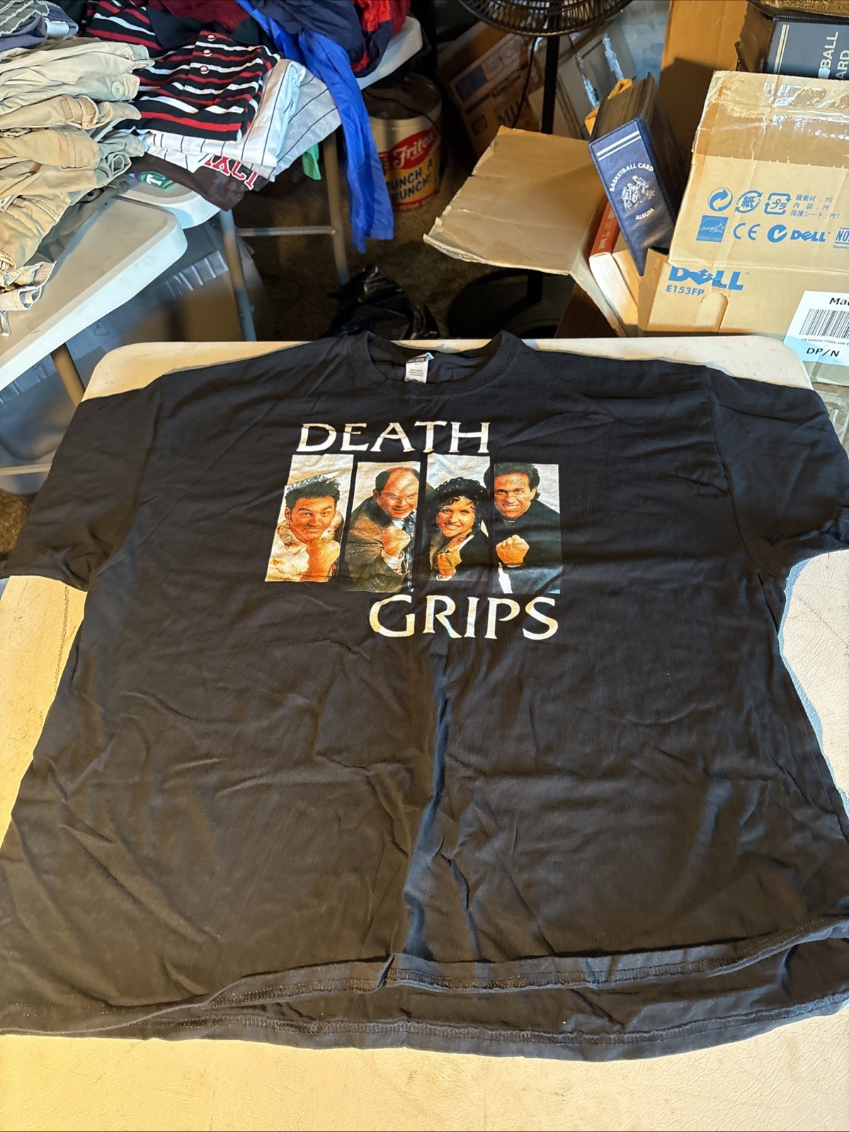 black death grips band tee Tshirt medium mens authentic Seinfield Mash Up 3XL