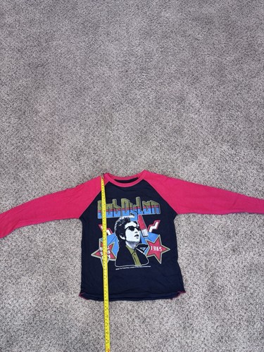 Rowdy Sprout Boys Bob Dylan Recycled Raglan Tee Size 6, New - Picture 6 of 9
