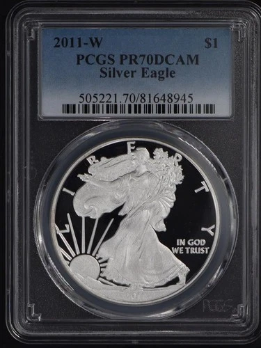 Photo of a 2011-W American Silver Eagle Proof from an eBay listing that sold on Jul 15, 2026