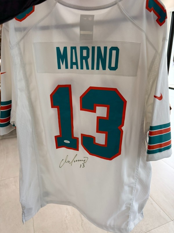 Dan Marino Signed Miami Dolphins Nike On-Field Jersey #13 XL JSA Witnessed COA