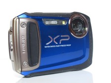 Fujifilm FinePix XP100 Blue Waterproof Digital Camera - Tested - FAST FedEx 3-5D