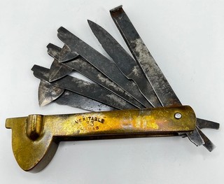 Medical / Veterinary 6 Piece Bloodletting Fleam Civil War Era