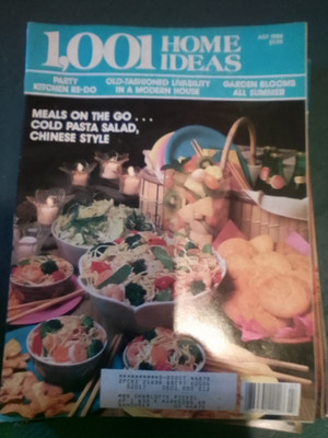 Vintage 1001 Home Ideas Magazine July 1984 Home & Garden, Kitchen, Garden