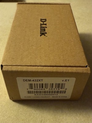 D-link DEM-432XT 10GBase-LR SFP+ Transceiver (10 Km) New In Box Never Opened