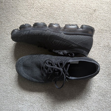 Nike Air VaporMax Mens Black Low Top Lace-Up ...