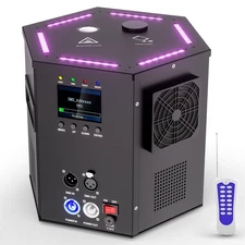 UKing RGB LED Cold Spark Machine 1200W Stage Effect DMX Firework DJ Wedding Show