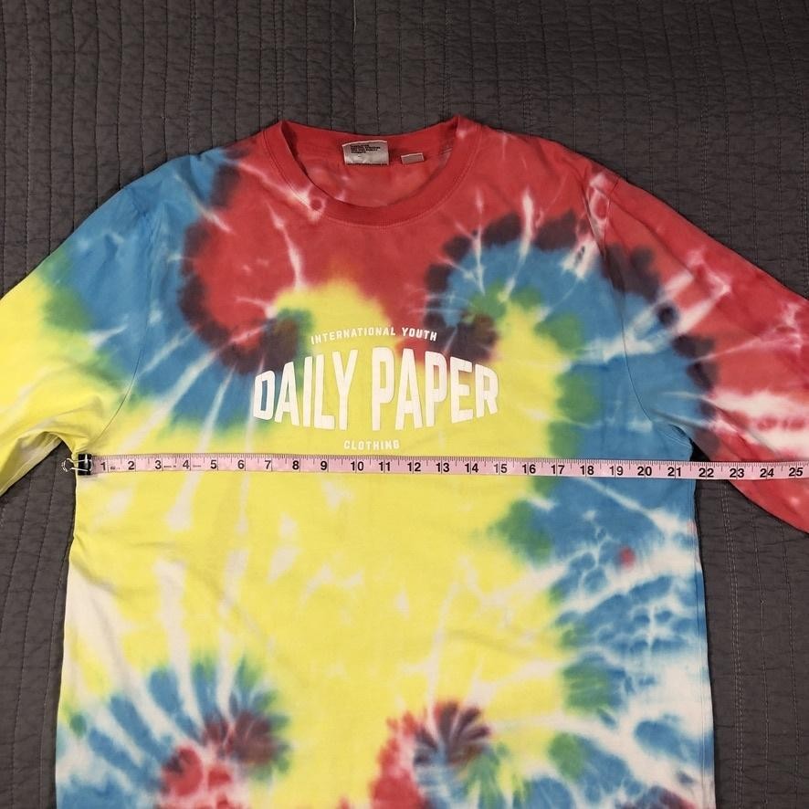 Daily Paper Shirt Mens Large Tie Dye Long Sleeve Multicolor International Youth image 7