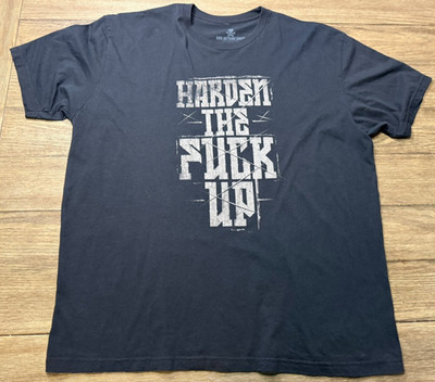 Pipe Hitters Union Black Short Sleeve T Shirt Mens Size 2XL Harden Up