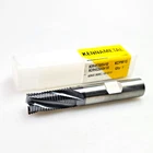 Kennametal 1/2" x 1/2 x 1 x 3 Solid Carbide End Mill Roughing MDRHEC500S4100