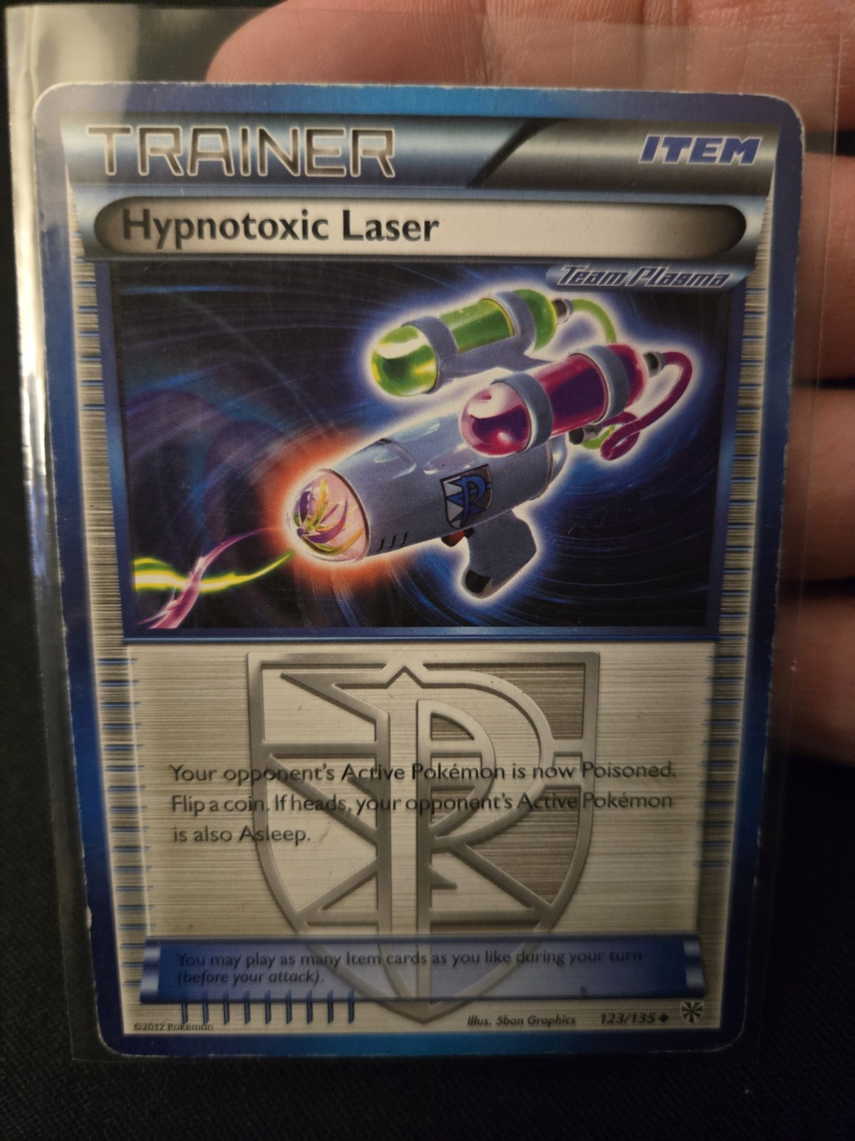 Pokemon TCG Hypnotoxic Laser Plasma 123/135 Plasma Storm Regular Uncommon Card