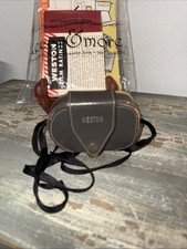 Weston Master II Universal Exposure Light Meter Model 735 Vintage w/Leather Case