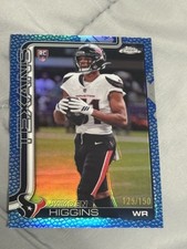 2025 Topps Chrome - Rookies Jayden Higgins Blue Pigskin /150