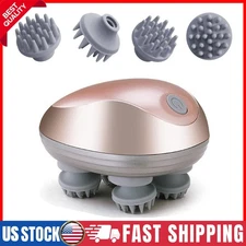 Electric Scalp Massager with Heat Rechargeable Head Massager Waterproof