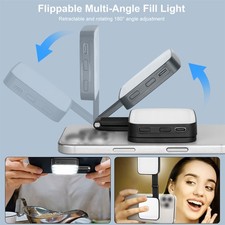 M42 Magnetic Selfie Light 2500-6500K Double-Sided Led Fill Lamp With Mirror