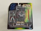 Star Wars Deluxe Boba Fett Action Figure w/Rocketpack & Cannon 1996 Kenner NEW