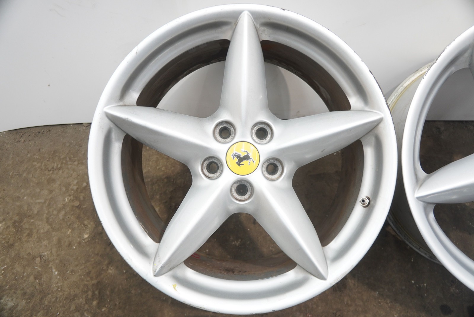 Set Front 18X7.5" Rear 18X10" Wheel Rim 164173 164175 Ferrari 360 Modena Spider