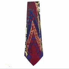 Corgi Australia vintage 100 silk tie hand finished in USA