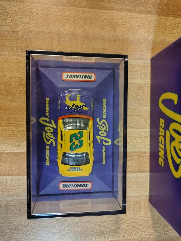 1994 Matchbox Jimmy Spencer #23 SMOKIN' JOE'S Ford Thunderbird T-Bird w/ Box - Image 2 of 4