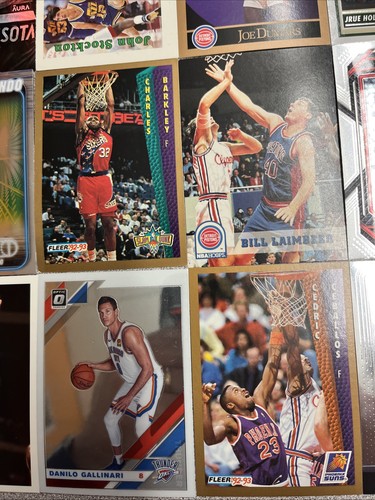 Basketball card lot Larry Bird Charles Barkley Tracy McGrady Malone Olajuwon++!! - Picture 18 of 20