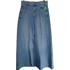 Gap Icon Maxi Skirt Blue Denim Split Front Boho Retro Preppy Women Size 4 NWT