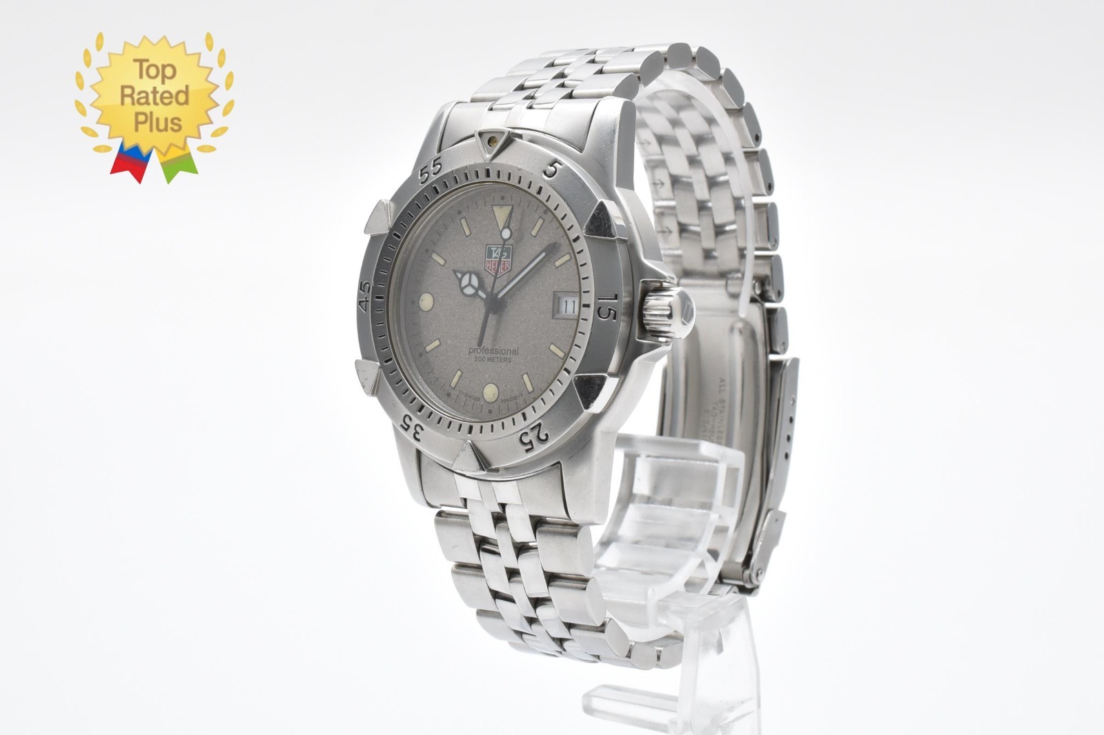 TAG Heuer 1500 WD1211-K-20 Gray Dial Silver 200M Men's Quartz Watch JAPAN