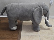 Melissa  Doug 36" Wide  17" Tall Jumbo Elephant Plush Stuffed Animal