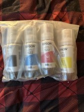 Genuine Epson 522 Ink Bottles 4 Pack for ET-2720 ET-2800 ET-2803 ET-4700 ET-4800