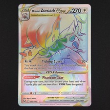 Pokémon TCG Card Hisuian Zoroark VSTAR 203/196 Lost Origin Rainbow Rare - NM on eBay