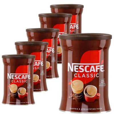 Nescafe Classic Frappe 6x 200 g | Griechischer Kaffee|