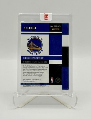 Stephen Curry 2024-25 Noir Sneaker Spotlight Auto /99 Sealed | eBay