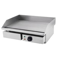 Kommerzielle elektrische Arbeitsplatte Grillplatte - einzelne flache Platte 55 cm