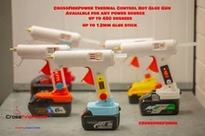 For Milwaukee Hot Heat Glue Gun Skin for M1818V Battery w THERMAL Control