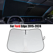 Custom For 2015-2024 Ford Edge Windshield Sun Shade UV Block Sun Visor Cover 