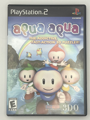 AquaAqua (Sony PlayStation 2, 2000) USED.  CIB.