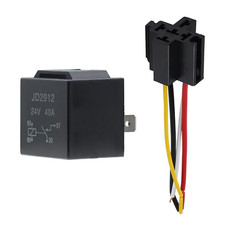 Relais 24V SPST 4 Polig 24 Volt 40A KFZ Auto Motor Car Relais Schaltrelais Mit D