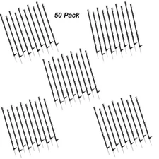 50 Pack 48" Black Step-In Fence Posts for Electric Fences - Model P-1B