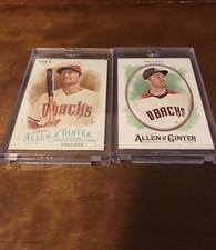 Aj Pollock 2016 & 2017 Allen & Ginter True 1/1’s Lot NSCC