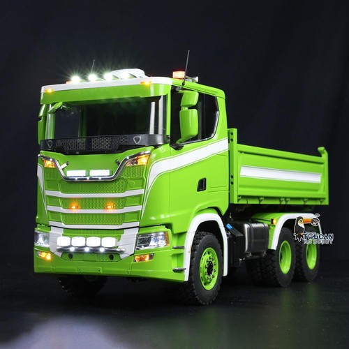 LESU 1/14 6x6 RC Hydraulic Dumper 3-way Remote Control Tipper Truck Model 770S - Picture 11 of 12