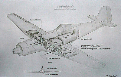 Bf109 Me109 And Fw190 Ta152 Blueprints Manuals Incl 16gb Drive Ebay
