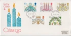 GB 1980 FDC Christmas Mercury Cover Harrow pmk