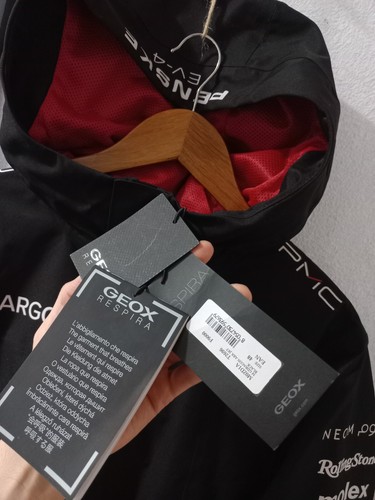 GEOX Dragon Formula-E Team Jacket Coat Limited Edition Water Repellent Black/Red - Picture 5 of 18