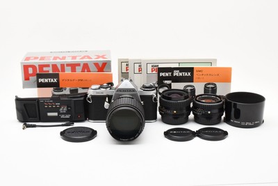 3 Lens [N MINT] Pentax ME 35mm SRL Film Camera SMC-M 50mm F1