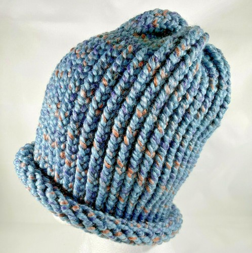 Hand Knit XL Extra Large Hat Beanie 