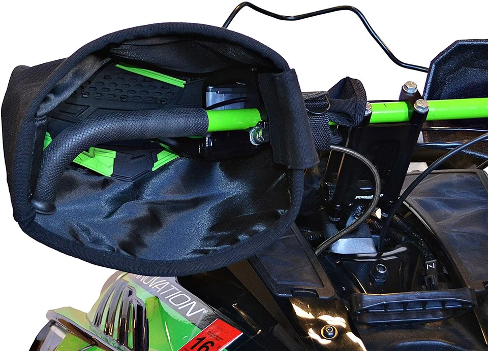 Juego de 2 guantelete guardamanos negro PowerMadd 34258 Foto 2 de 3